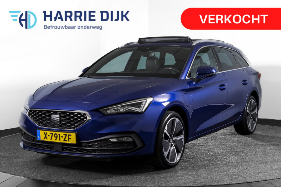 Seat Leon Sportstourer 1.4 TSI eHybrid PHEV Xcellence | S/K-Panodak | Dig. Cockpit | Adapt. Cruise | Stoel-+Stuurverw. | PDC | Camera | NAV + App. Connect | ECC | LM 18" |