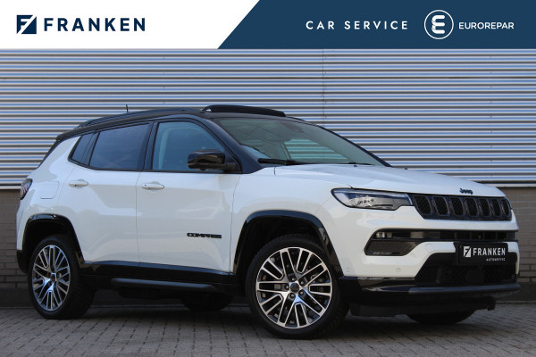Jeep Compass 4xe 240 Plug-in Hybrid Electric Summit | Panoramadak | Leder | 360 | Stoelverwarming/ventilatie | BLIS