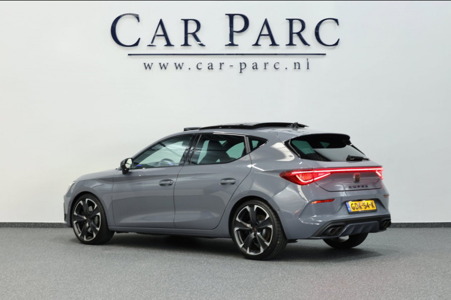 CUPRA Leon 2.0 TSI VZ 300+PK LED/VIRTUAL/SFEER/PANO/HALF LEER+S.VERWARMING+MEMORY/19"/CAM/ACC/ECC/12 MDN GARANTIE!