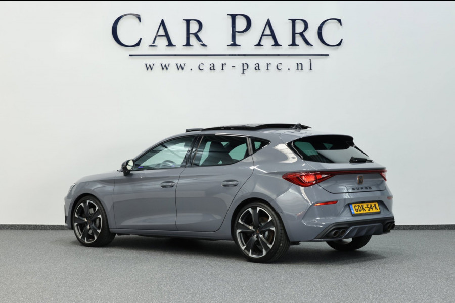 CUPRA Leon 2.0 TSI VZ 300+PK LED/VIRTUAL/SFEER/PANO/HALF LEER+S.VERWARMING+MEMORY/19"/CAM/ACC/ECC/12 MDN GARANTIE!