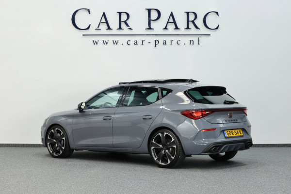 CUPRA Leon 2.0 TSI VZ 300+PK LED/VIRTUAL/SFEER/PANO/HALF LEER+S.VERWARMING+MEMORY/19"/CAM/ACC/ECC/12 MDN GARANTIE!