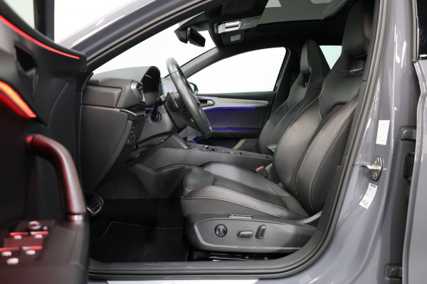 CUPRA Leon 2.0 TSI VZ 300+PK LED/VIRTUAL/SFEER/PANO/HALF LEER+S.VERWARMING+MEMORY/19"/CAM/ACC/ECC/12 MDN GARANTIE!