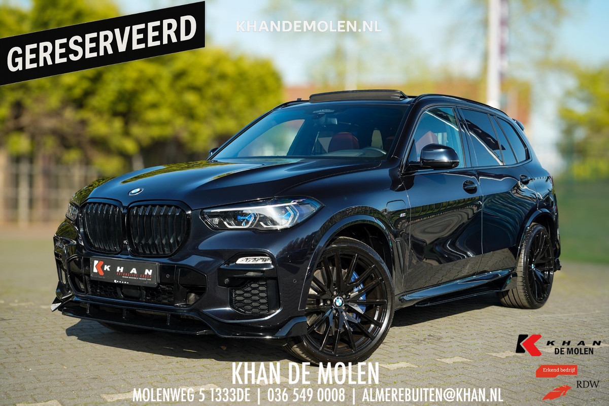 BMW X5 xDrive45e M-SPORT BOMVOL|Skylounge|Massage|TV|H&K|HUD|Pano|22"|Memory|