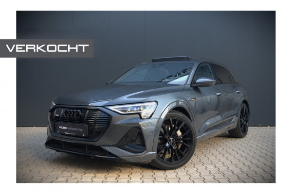Audi e-tron e-tron 50 quattro Launch edition Black 71 kWh S-Line | Panoramadak | Stoelverwarming | Adaptive Cruise Control | Memory Seat | Parkeersensoren | Keyless | Apple Carplay | SOH 89,39%