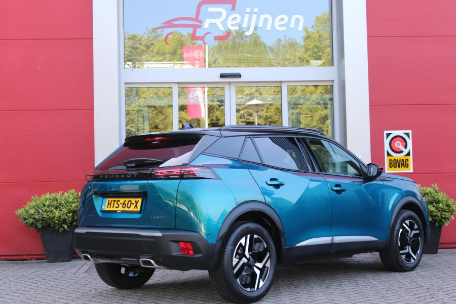 Peugeot 2008 1.2 Hybrid 145 GT AUTOMAAT | NAVIGATIE | FULL LED KOPLAMPEN | DRAADLOZE APPLE CARPLAY/ANDROID AUTO | ADAPTIVE CRUISE CONTROL | CAMERA VOOR + ACHTER | CLIMATE CONTROL | LICHTMETALEN VELGEN 17" | KEYLESS ENTRY/START | DAB+ RADIO | DODEHOEK DETECTIE | PARKEERSENSOREN VOOR + ACHTER | DRAADLOZE TELEFOONLADER |