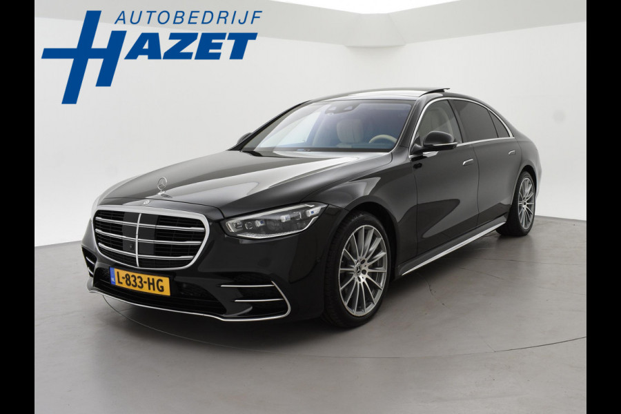 Mercedes-Benz S-Klasse 350d LANG AMG-LINE 286 PK + BUSINESS CLASS PAKKET | MASSAGE V+A | 3D DISPLAY | BURMESTER | SOFT-CLOSE | PANORAMA | LASER LIGHT
