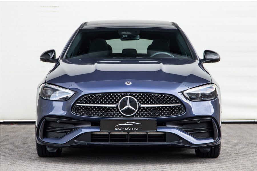 Mercedes-Benz C-Klasse Estate 300 e AMG Nightpakket, Pano, Carplay, Hybrid 2023