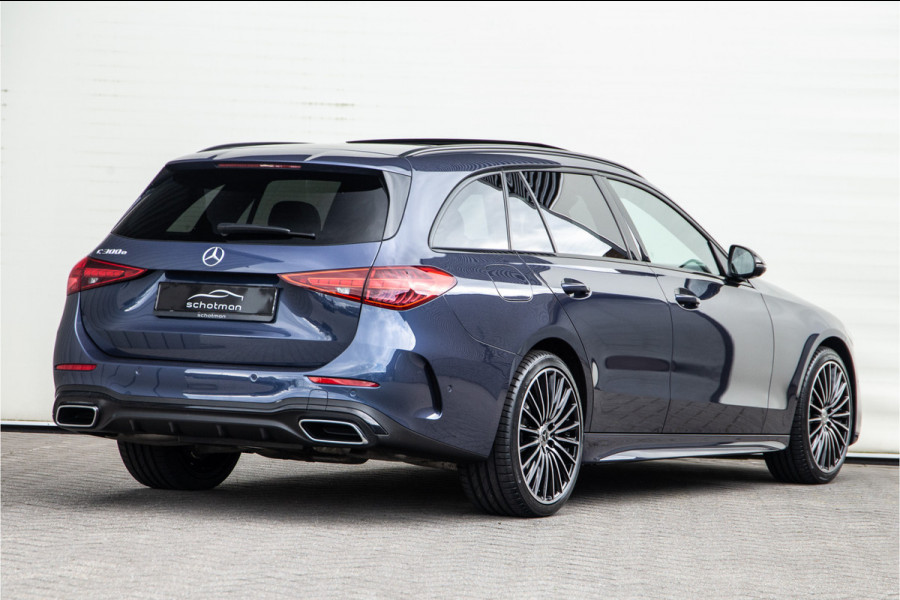 Mercedes-Benz C-Klasse Estate 300 e AMG Nightpakket, Pano, Carplay, Hybrid 2023