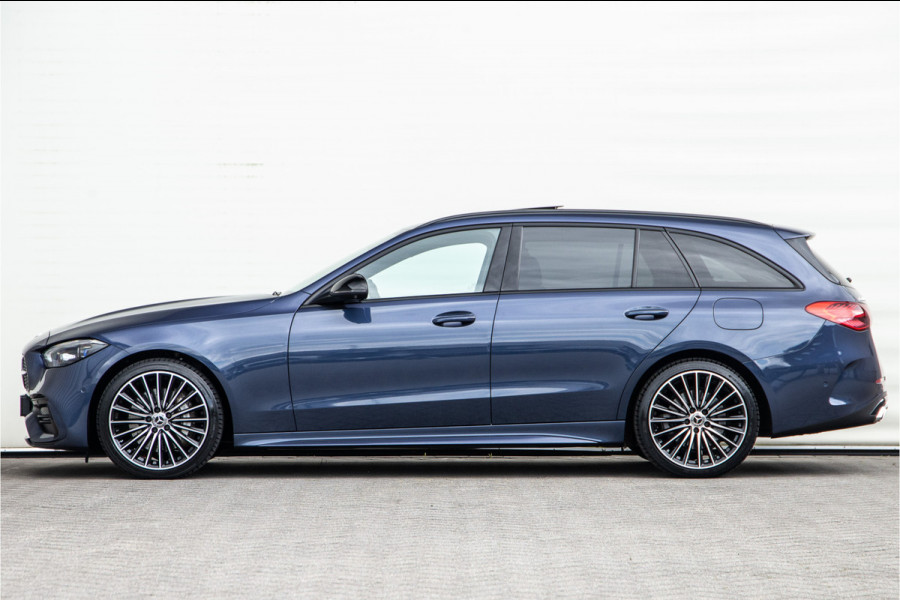 Mercedes-Benz C-Klasse Estate 300 e AMG Nightpakket, Pano, Carplay, Hybrid 2023