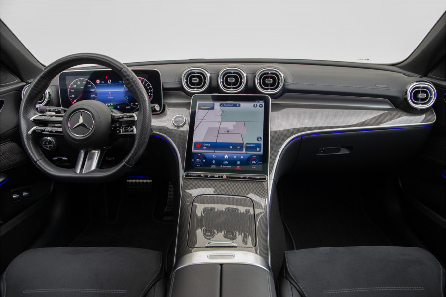 Mercedes-Benz C-Klasse Estate 300 e AMG Nightpakket, Pano, Carplay, Hybrid 2023