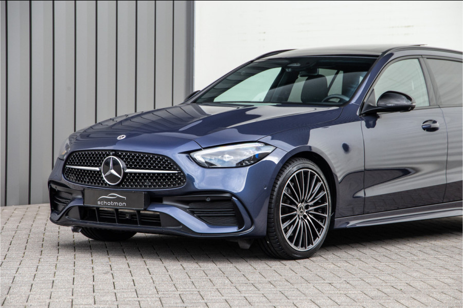 Mercedes-Benz C-Klasse Estate 300 e AMG Nightpakket, Pano, Carplay, Hybrid 2023