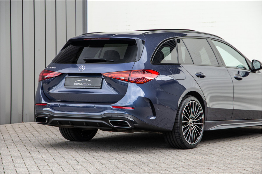 Mercedes-Benz C-Klasse Estate 300 e AMG Nightpakket, Pano, Carplay, Hybrid 2023