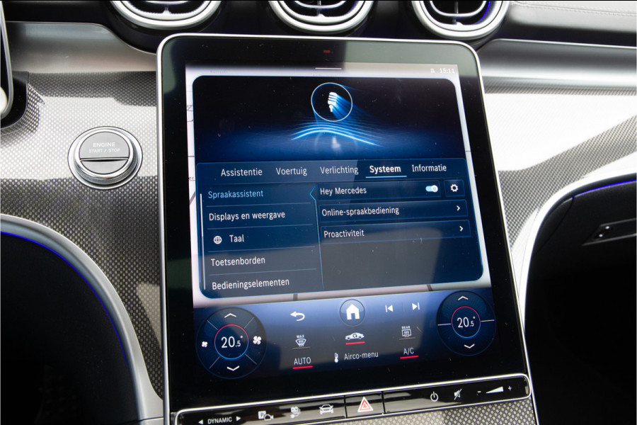 Mercedes-Benz C-Klasse Estate 300 e AMG Nightpakket, Pano, Carplay, Hybrid 2023