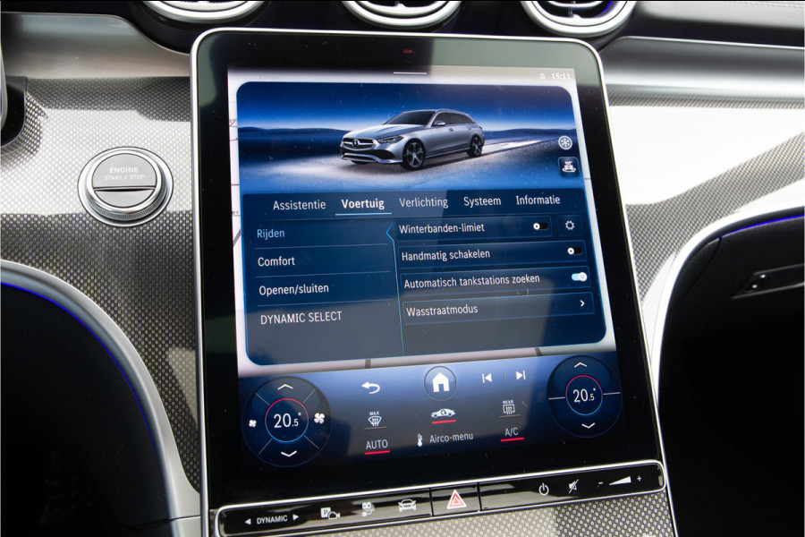 Mercedes-Benz C-Klasse Estate 300 e AMG Nightpakket, Pano, Carplay, Hybrid 2023