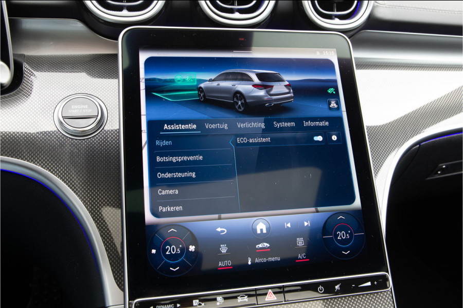 Mercedes-Benz C-Klasse Estate 300 e AMG Nightpakket, Pano, Carplay, Hybrid 2023