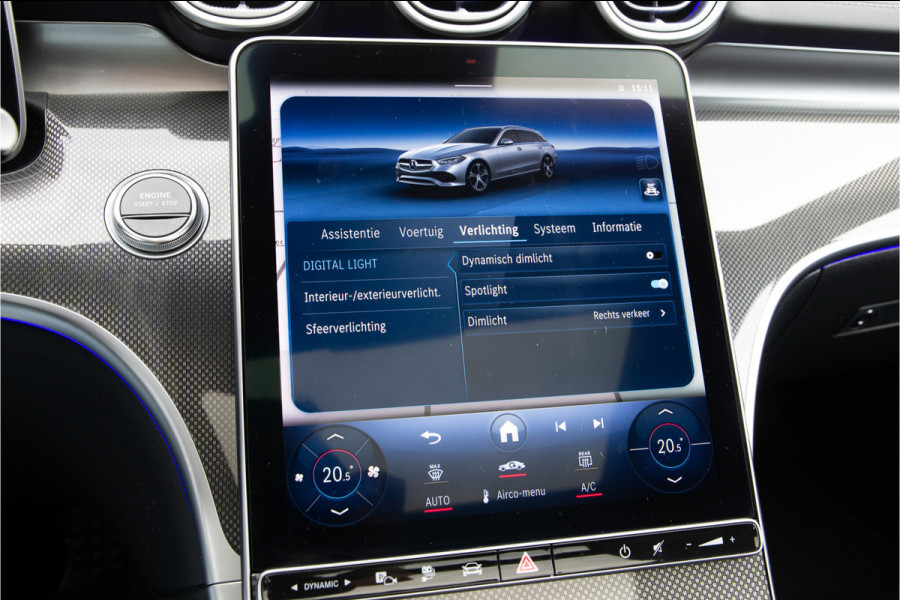 Mercedes-Benz C-Klasse Estate 300 e AMG Nightpakket, Pano, Carplay, Hybrid 2023
