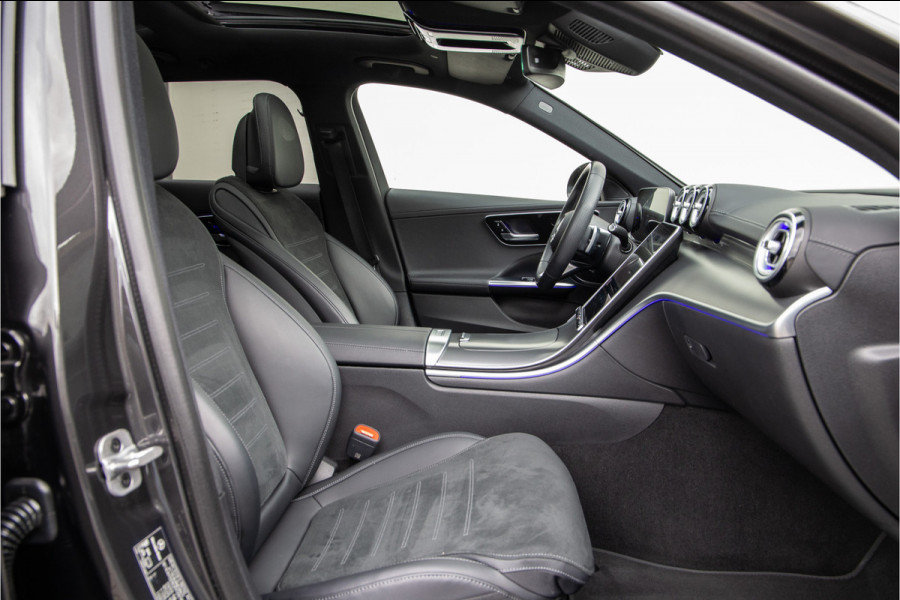 Mercedes-Benz C-Klasse Estate 300 e AMG Nightpakket, Pano, Distronic, Trekhaak, Carplay, Hybrid 2023