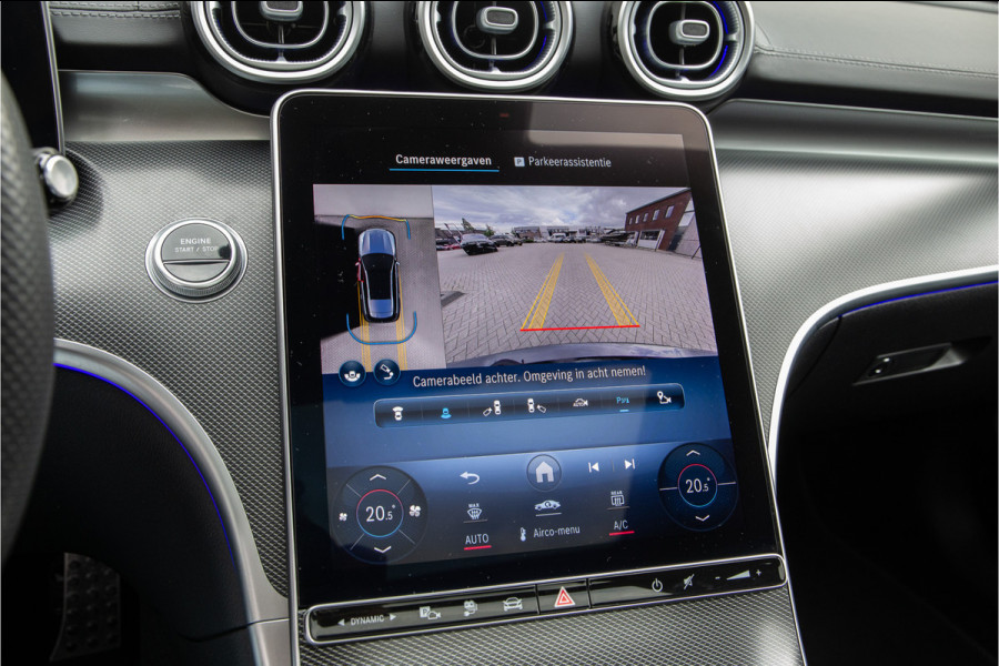 Mercedes-Benz C-Klasse Estate 300 e AMG Nightpakket, Pano, Distronic, Trekhaak, Carplay, Hybrid 2023