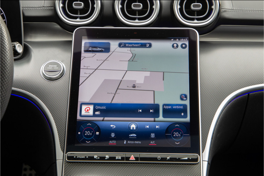 Mercedes-Benz C-Klasse Estate 300 e AMG Nightpakket, Pano, Distronic, Trekhaak, Carplay, Hybrid 2023