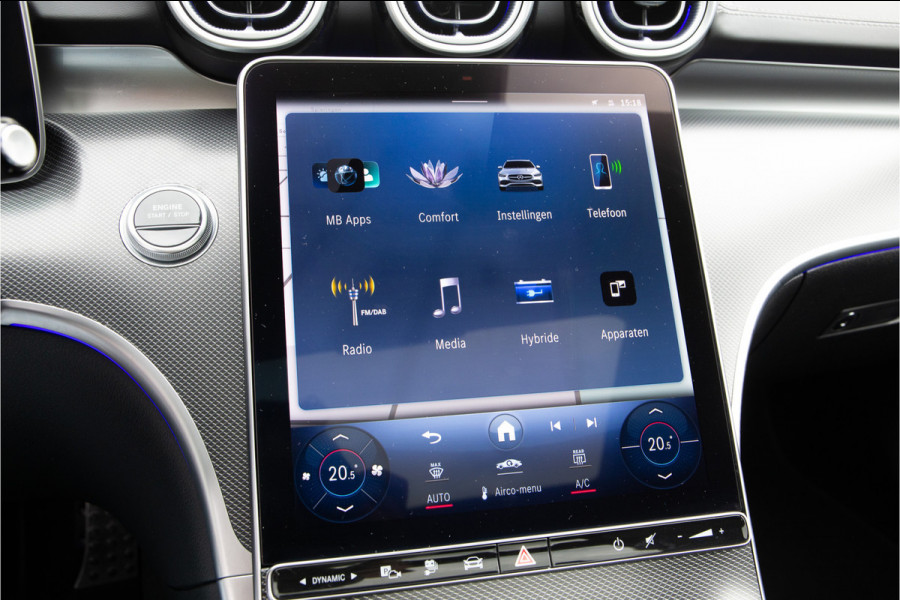Mercedes-Benz C-Klasse Estate 300 e AMG Nightpakket, Pano, Distronic, Trekhaak, Carplay, Hybrid 2023