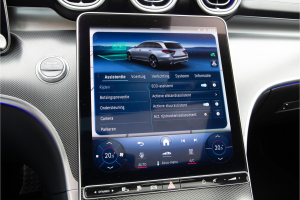 Mercedes-Benz C-Klasse Estate 300 e AMG Nightpakket, Pano, Distronic, Trekhaak, Carplay, Hybrid 2023