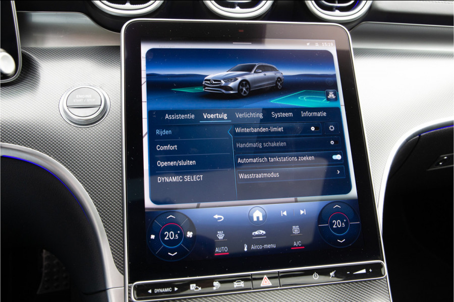 Mercedes-Benz C-Klasse Estate 300 e AMG Nightpakket, Pano, Distronic, Trekhaak, Carplay, Hybrid 2023