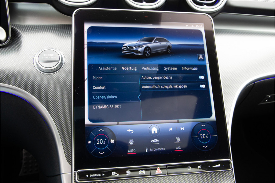 Mercedes-Benz C-Klasse Estate 300 e AMG Nightpakket, Pano, Distronic, Trekhaak, Carplay, Hybrid 2023