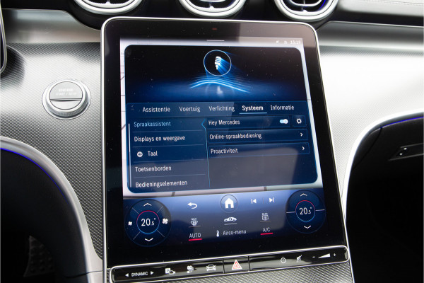 Mercedes-Benz C-Klasse Estate 300 e AMG Nightpakket, Pano, Distronic, Trekhaak, Carplay, Hybrid 2023
