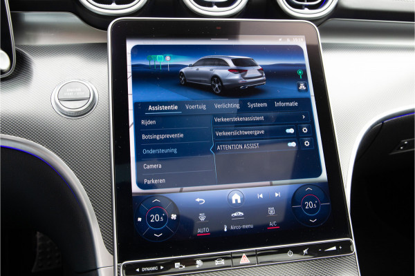 Mercedes-Benz C-Klasse Estate 300 e AMG Nightpakket, Pano, Distronic, Trekhaak, Carplay, Hybrid 2023