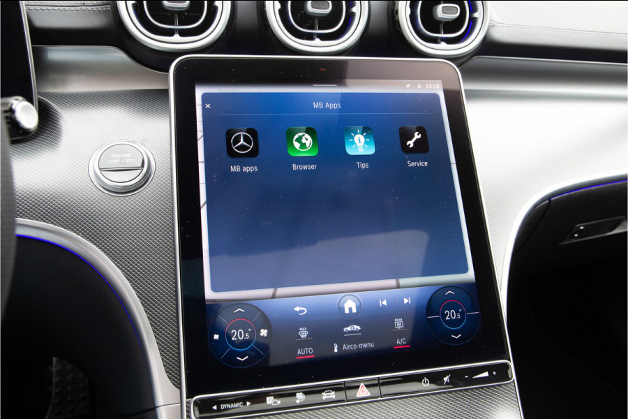 Mercedes-Benz C-Klasse Estate 300 e AMG Nightpakket, Pano, Distronic, Trekhaak, Carplay, Hybrid 2023