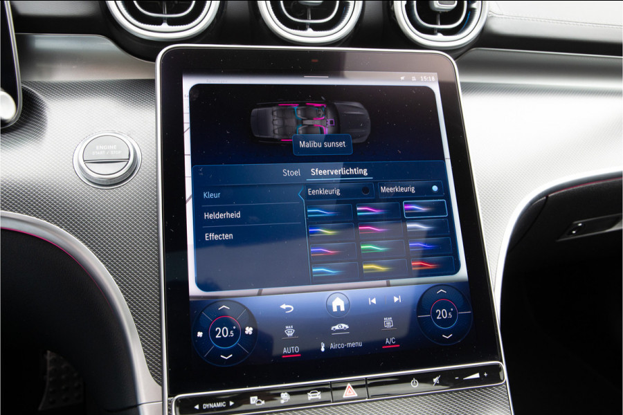 Mercedes-Benz C-Klasse Estate 300 e AMG Nightpakket, Pano, Distronic, Trekhaak, Carplay, Hybrid 2023