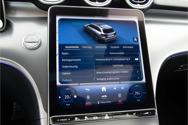 Mercedes-Benz C-Klasse Estate 300 e AMG Nightpakket, Pano, Distronic, Trekhaak, Carplay, Hybrid 2023
