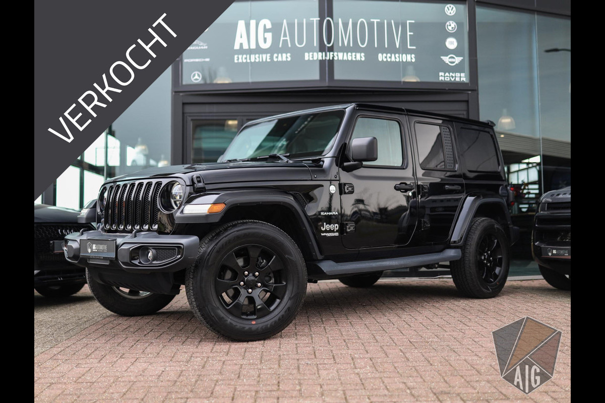Jeep Wrangler 2.0T Sahara | Alpine | Leder | Camera | Stuur/Stoelverw.