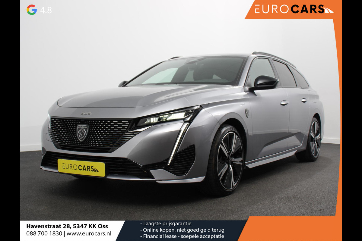 Peugeot 308 SW 1.6 Plug-in Hybrid 225 GT Automaat Navigatie Apple Carplay/Android Auto Camera Parkeersensoren Adaptive Cruise Control Stoelverwarming FULL LED Climate Control Virtual Cockpit Lichtmetalen velgen