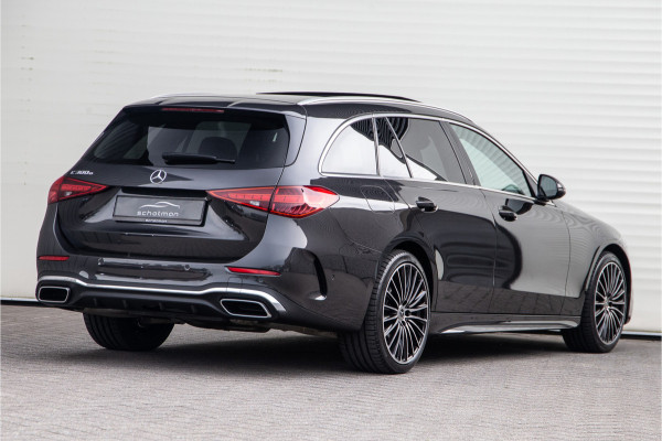 Mercedes-Benz C-Klasse Estate 300 e AMG Premium, Massage, Distronic, Pano, Trekhaak, Carplay, Hybrid 2023