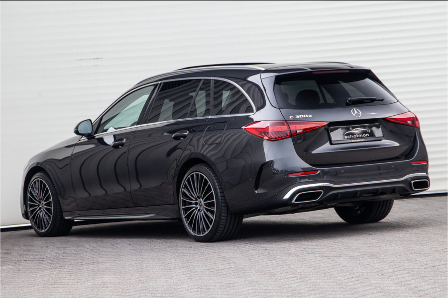 Mercedes-Benz C-Klasse Estate 300 e AMG Premium, Massage, Distronic, Pano, Trekhaak, Carplay, Hybrid 2023