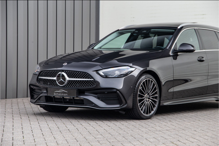 Mercedes-Benz C-Klasse Estate 300 e AMG Premium, Massage, Distronic, Pano, Trekhaak, Carplay, Hybrid 2023