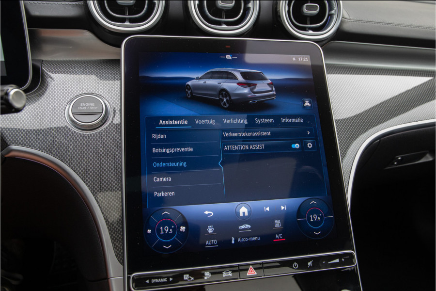 Mercedes-Benz C-Klasse Estate 300 e AMG Premium, Massage, Distronic, Pano, Trekhaak, Carplay, Hybrid 2023