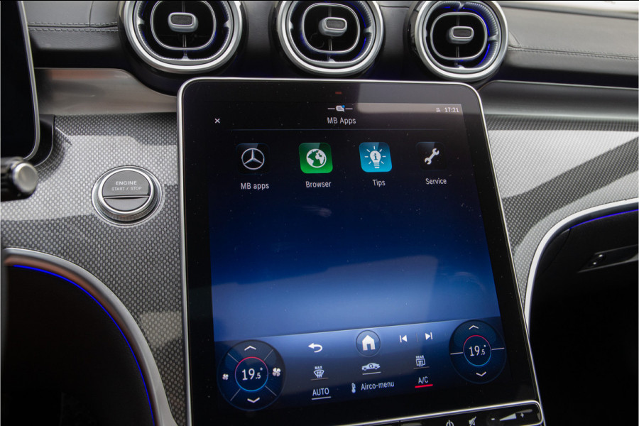 Mercedes-Benz C-Klasse Estate 300 e AMG Premium, Massage, Distronic, Pano, Trekhaak, Carplay, Hybrid 2023
