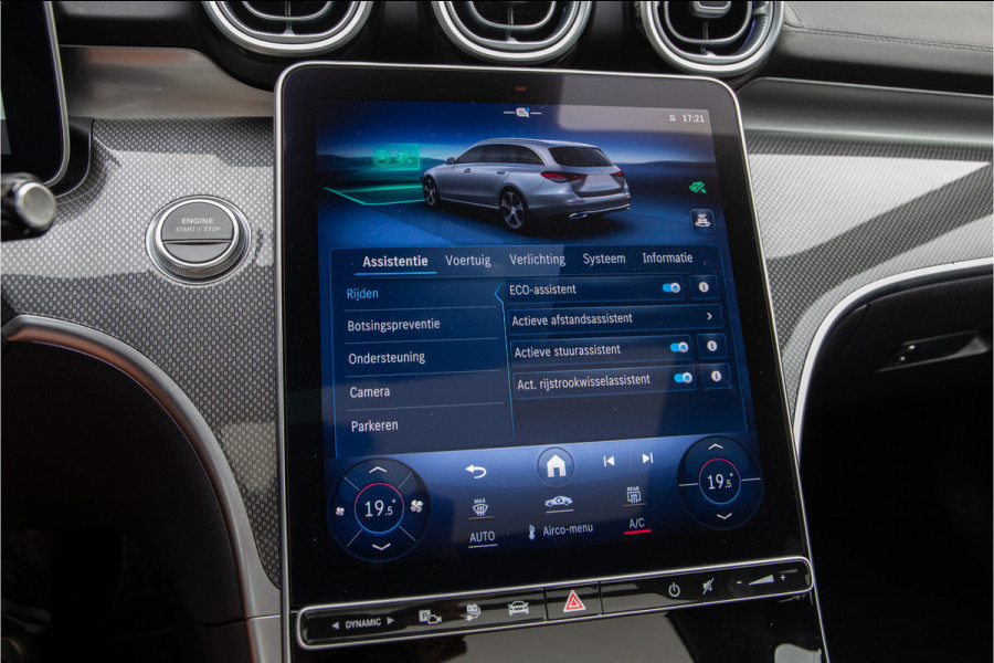 Mercedes-Benz C-Klasse Estate 300 e AMG Premium, Massage, Distronic, Pano, Trekhaak, Carplay, Hybrid 2023