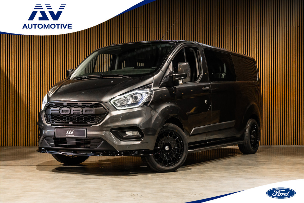 Ford Transit Custom 300 2.0 TDCI L2H1 DC | Raptor Edition | CarPlay | Navigatie | Dubbel cabine | DAB | 6-Zitter | Nieuwe APK | Onderhoudsbeurt