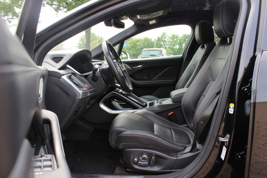Jaguar I-PACE EV400 First Edition 90 kWh / SoH 82% / Full option! / Panoramadak / 360Camera / Head-up / 20'' / Luchtvering / Leder / Meridian / Stoel+Stuurverwarming / 4zone Airco / DAB / Dodehoek / ACC