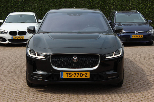 Jaguar I-PACE EV400 First Edition 90 kWh / SoH 82% / Full option! / Panoramadak / 360Camera / Head-up / 20'' / Luchtvering / Leder / Meridian / Stoel+Stuurverwarming / 4zone Airco / DAB / Dodehoek / ACC