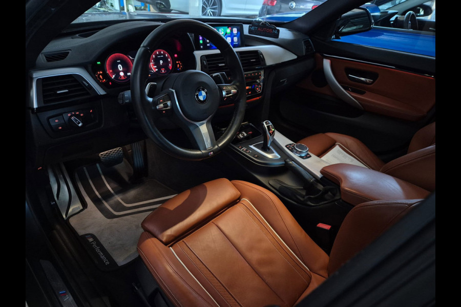 BMW 4 Serie 420i Gran Coupé M Sport Individual MAT Grey Orig BMW Performance 20inch Apple CarPlay High Executive BTW AUTO