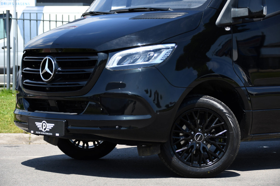 Mercedes-Benz Sprinter 319 V6 3.0 CDI L2H2 Black Edition Camera, Cruise, Carplay, LED, Automaat, 190pk, Multimedia, Lederstuur, Uniek!