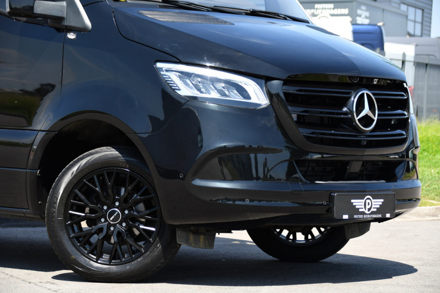 Mercedes-Benz Sprinter 319 V6 3.0 CDI L2H2 Black Edition Camera, Cruise, Carplay, LED, Automaat, 190pk, Multimedia, Lederstuur, Uniek!