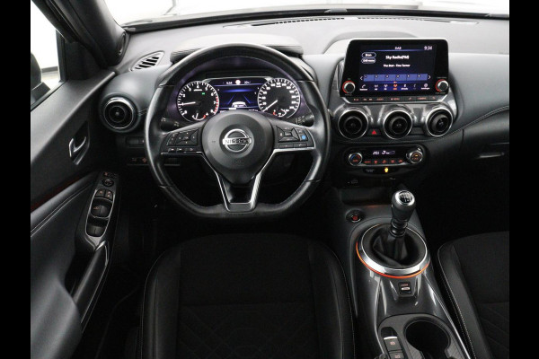 Nissan Juke 1.0 DIG-T Tekna | 39.900km NAP | 360 Camera | Carplay | Half leder | Sportstoelen | Side Assist | Keyless | Full LED | Climate control | Parkeerhulp