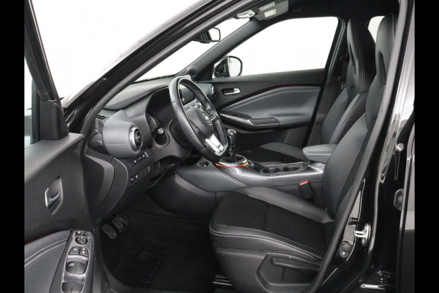 Nissan Juke 1.0 DIG-T Tekna | 39.900km NAP | 360 Camera | Carplay | Half leder | Sportstoelen | Side Assist | Keyless | Full LED | Climate control | Parkeerhulp