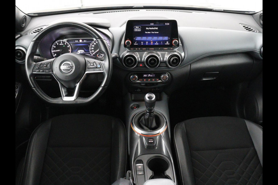 Nissan Juke 1.0 DIG-T Tekna | 39.900km NAP | 360 Camera | Carplay | Half leder | Sportstoelen | Side Assist | Keyless | Full LED | Climate control | Parkeerhulp