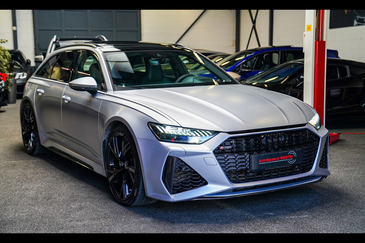 Audi A6 Avant RS 6 TFSI Quattro | B&O Advanced | Keramisch | 360cam | HuD | Stoelverkoeling | Carbon